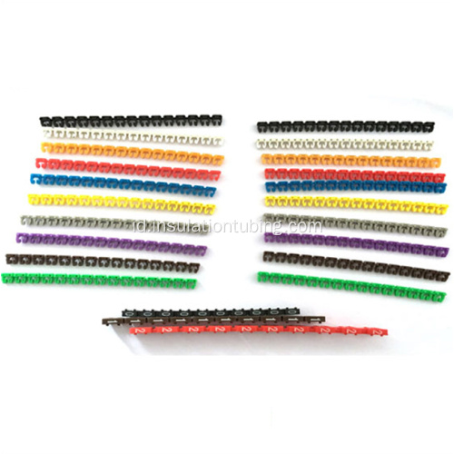 POM kabel listrik plastik Network Cable Markers